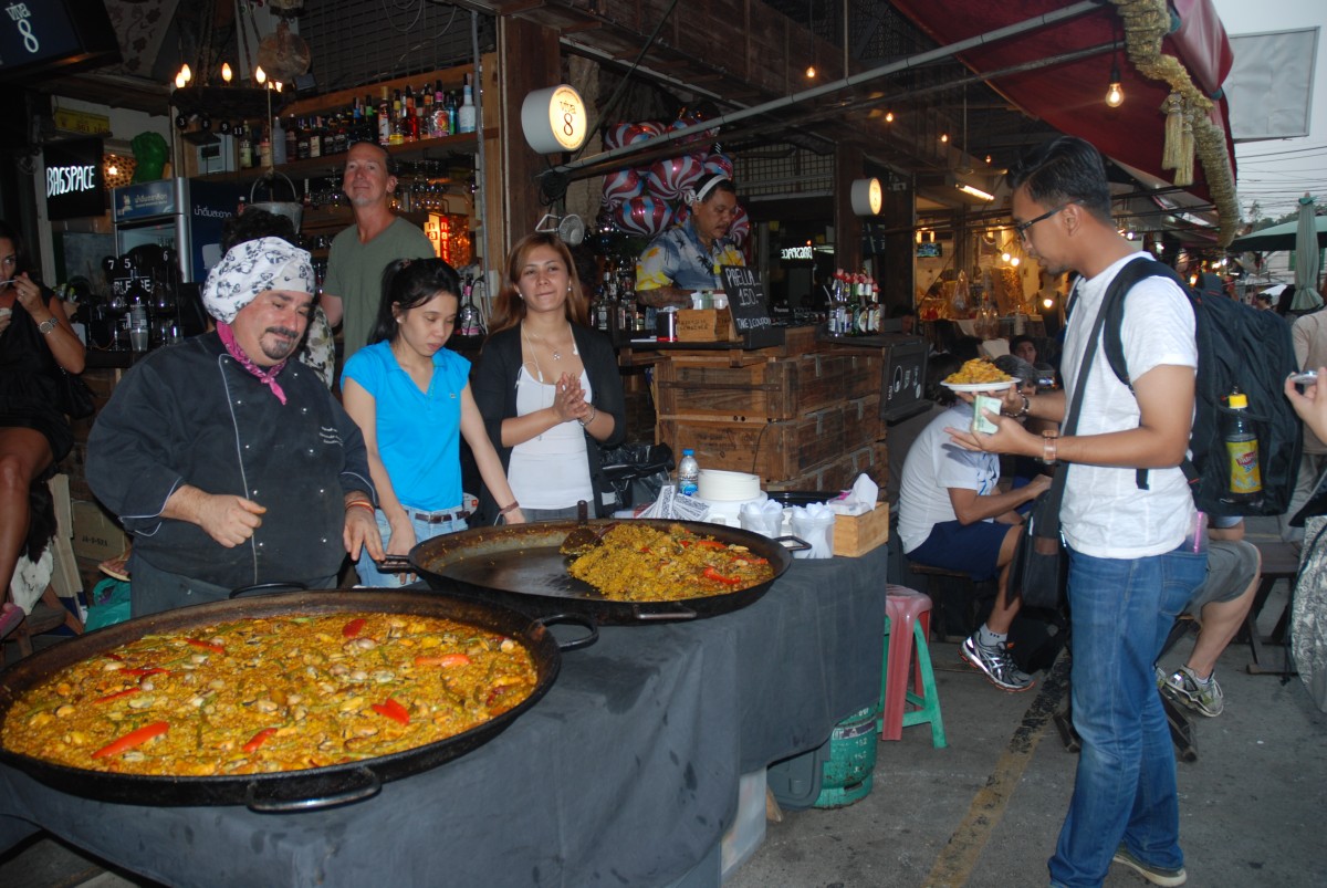 1 Bangkok 3 Mercado Chatuchak Fin de Semana Paella streetfood