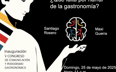 Maxi Guerra y Santiago Rosero el próximo domingo 25 de junio inauguran en Madrid el Congreso de The Foodie Studies para pensar de forma crítica el periodismo gastronómico
