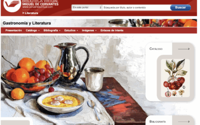 Cervantes Virtual estrena el portal temático Gastronomía y Literatura dirigido por Carmen Simón Palmer